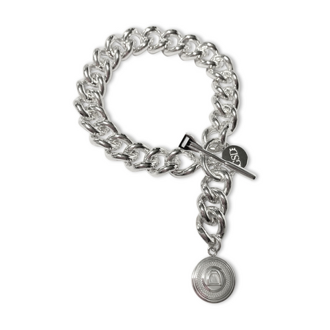 Breeze Fob Chain Bracelet with Stirrup Pendant