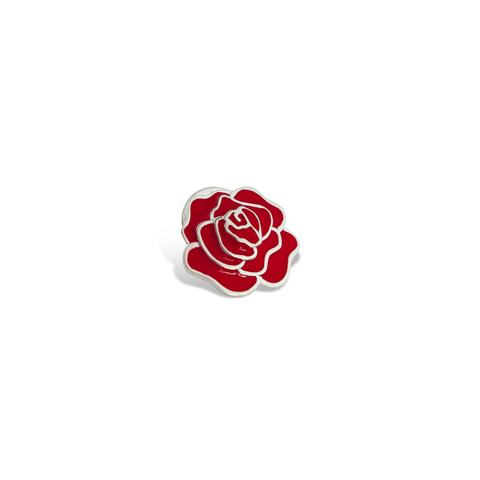 CBRH Red 1950s Rose Lapel Pin