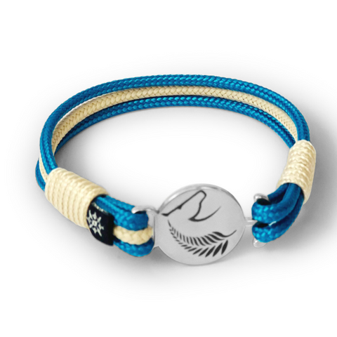 ESNZ Blue & Cream Bracelet