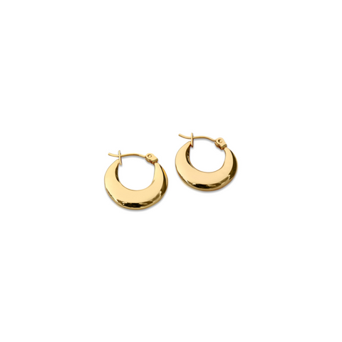 yellow gold hoop earrings made from stainless steel, yellow gold earrings, yellow gold hoops, hoops, hoop earrings, hoop earrings of all sizes, affordable jewellery, beautiful jewellery, fashion, womens fashion, designer jewellery, auckland jeweller, designed in new zealand, fabulous jewellery, gifts for her