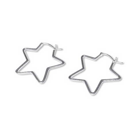 sterling silver star earrings, stars, star, star earrings, earrings, fashion, fashion earrings, fine jewellery, beautiful jewellery, jewellery for her, jewellery for mum, birthday present, anniversary gift, precious jewellery, occasion jewellery, free shipping, nz designer