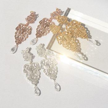 royal, earrings, rose gold earrings, silver earrings, yellow gold earrings, black earrings, wedding jewellery, jewellery for weddings, NZ designer, NZ jewellery, 