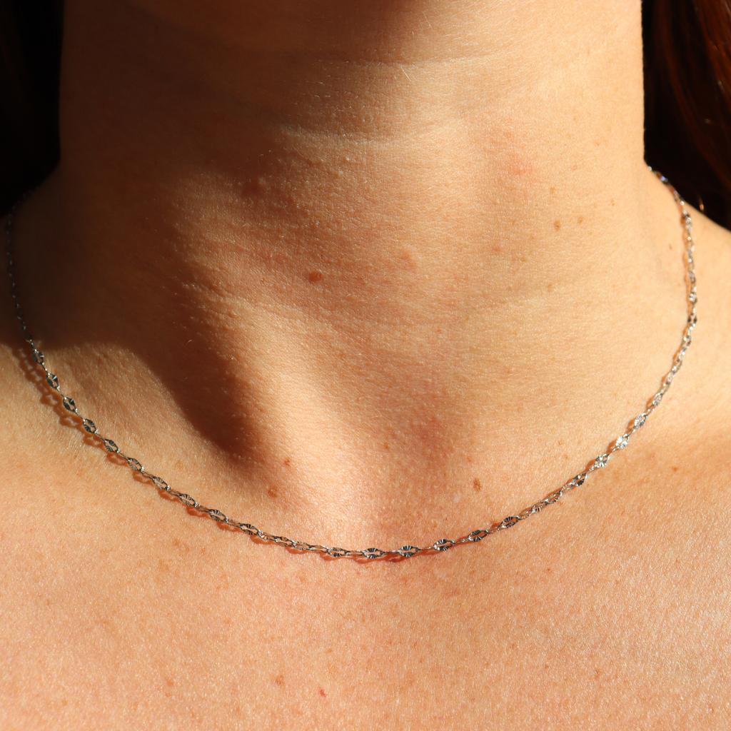 Steel Me Silver Sunlight Necklace