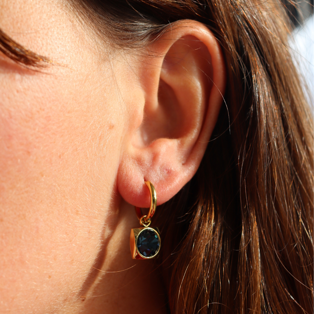 Steel Me Blue Lagoon Earrings