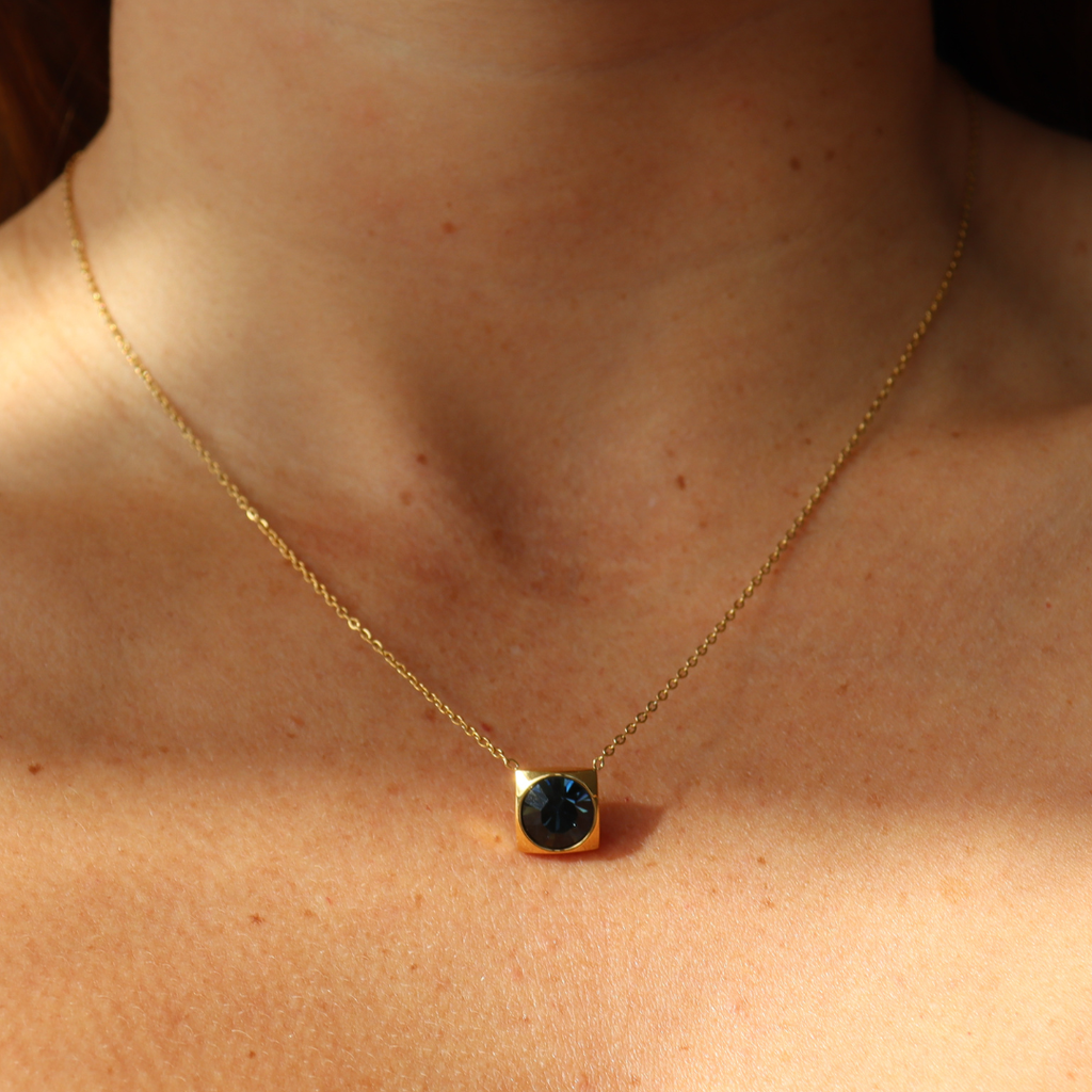 Steel Me Blue Lagoon Necklace