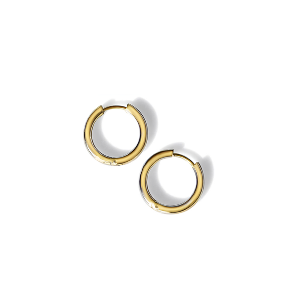FV Yellow Gold 20mm Huggie Hoops