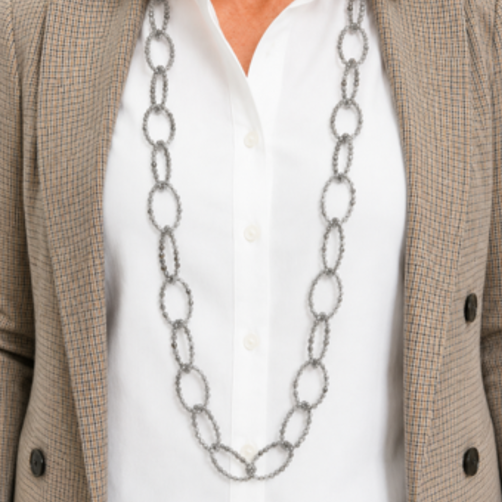 Club Paris Pebble Bead Necklace