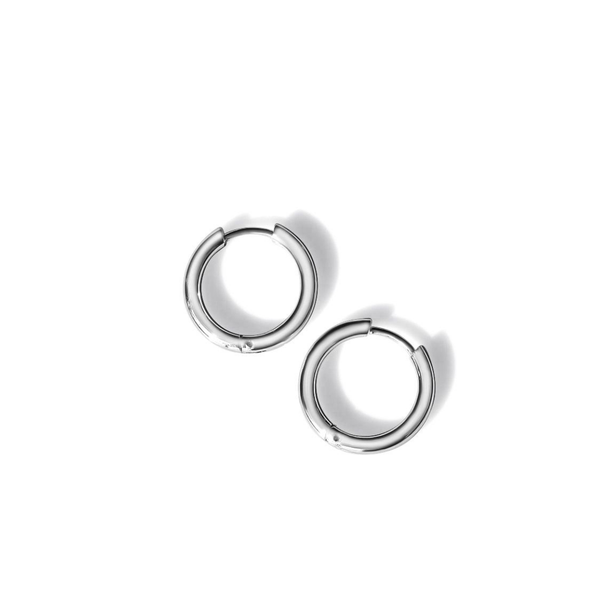 FV Silver 20mm Huggie Hoops