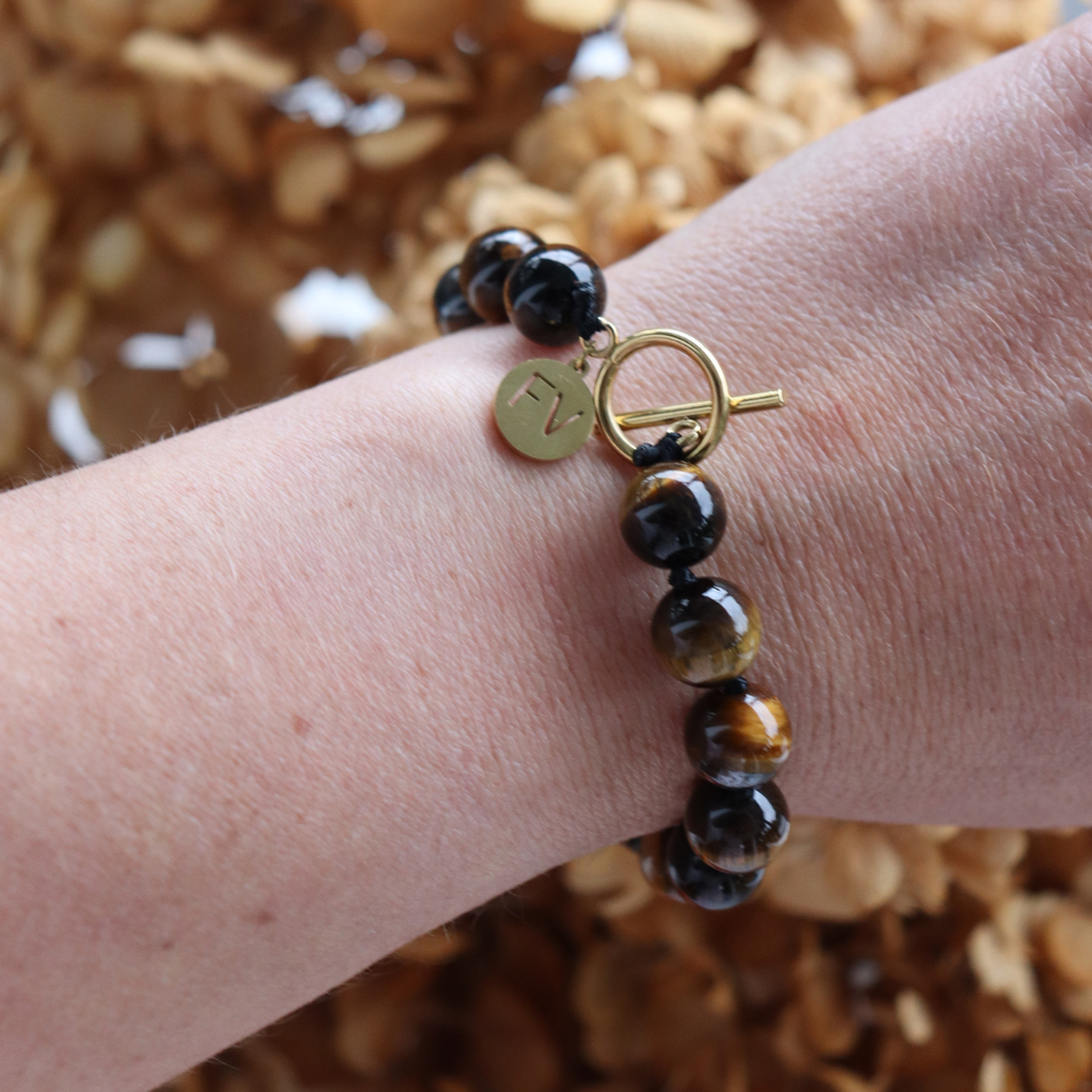 Tiger's Eye Polished Bracelet