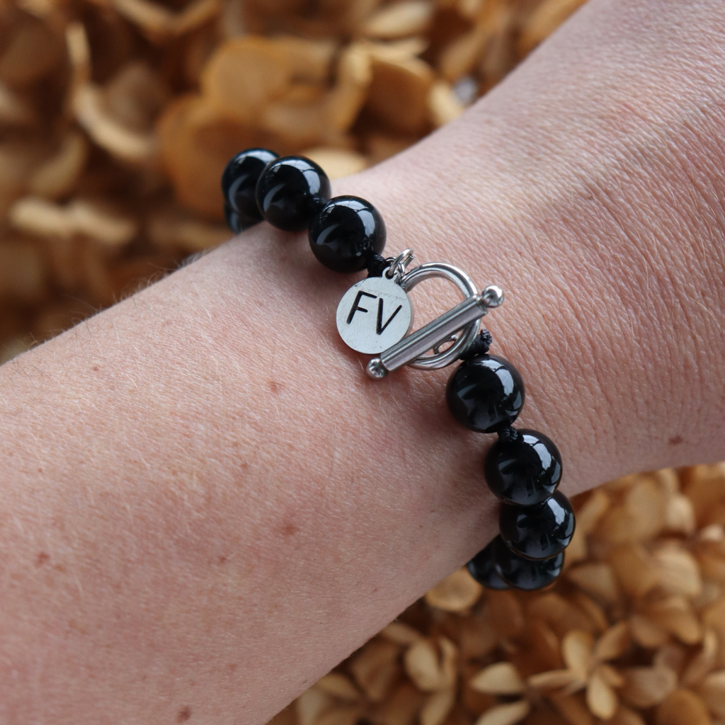 Black Onyx Polished Bracelet