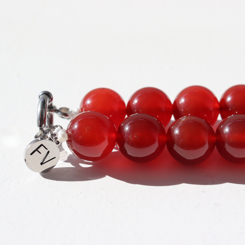Club Paris Cinnamon Stone Necklace