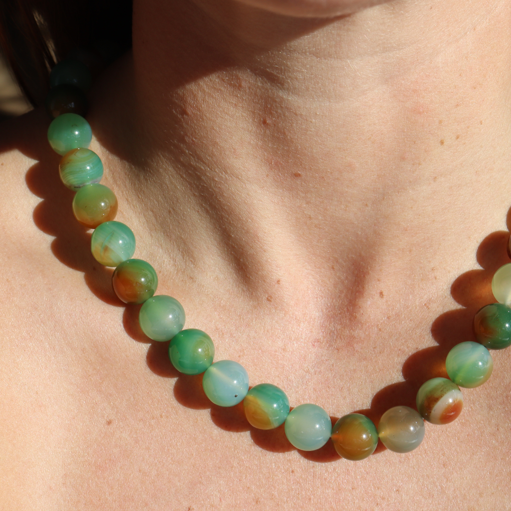 Club Paris Mint Stone Necklace