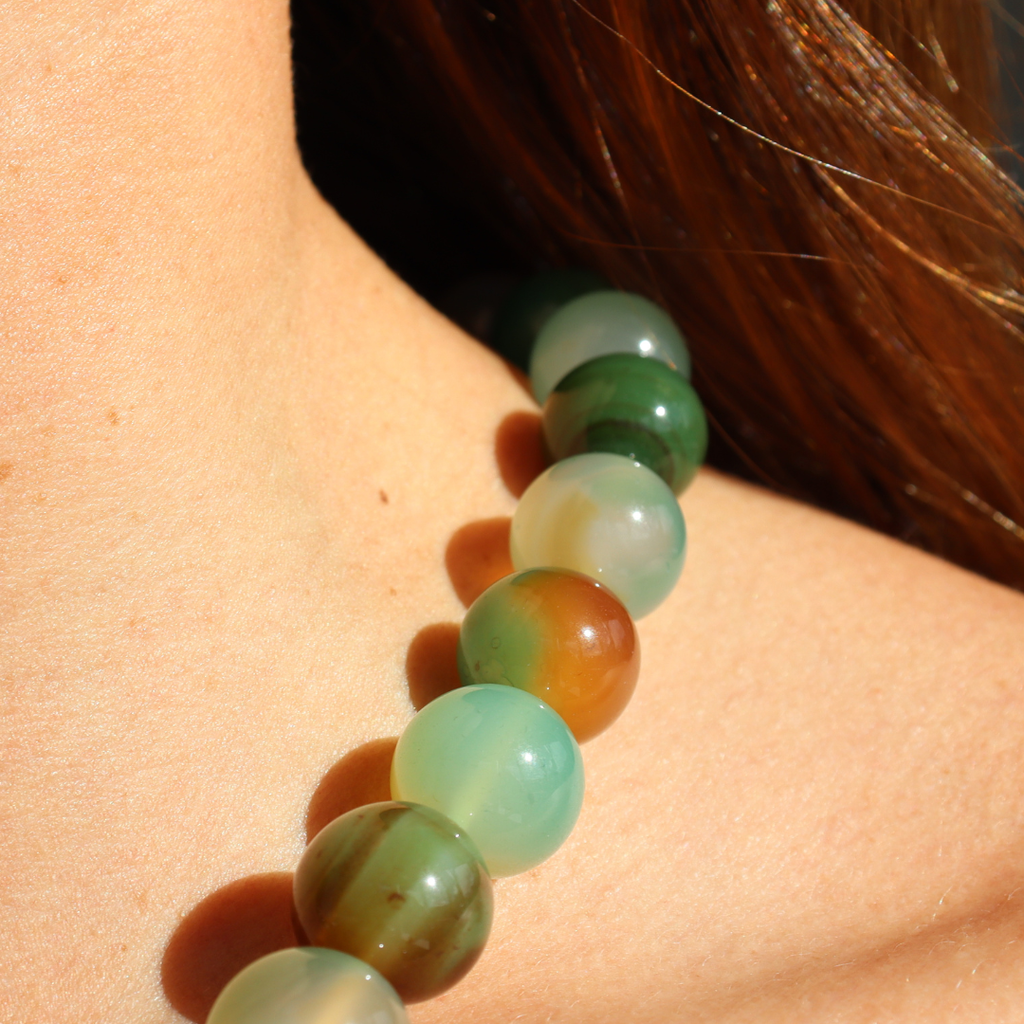 Club Paris Mint Stone Necklace