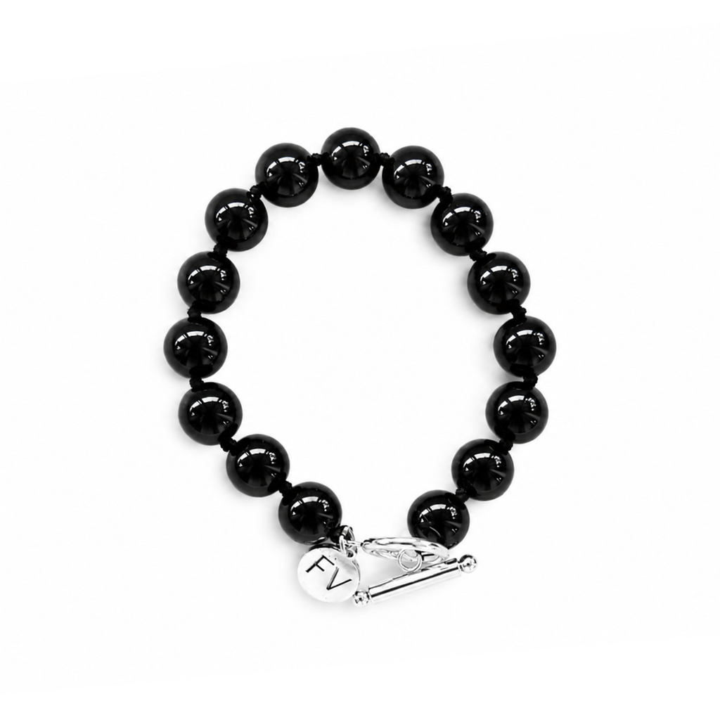 Black Onyx Polished Bracelet