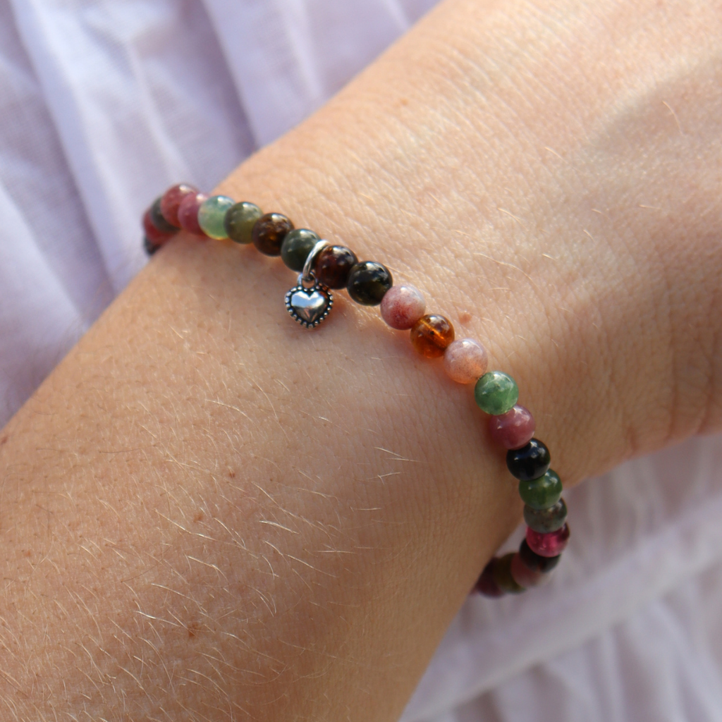 La Pierre Tourmaline Stretchy Bracelet