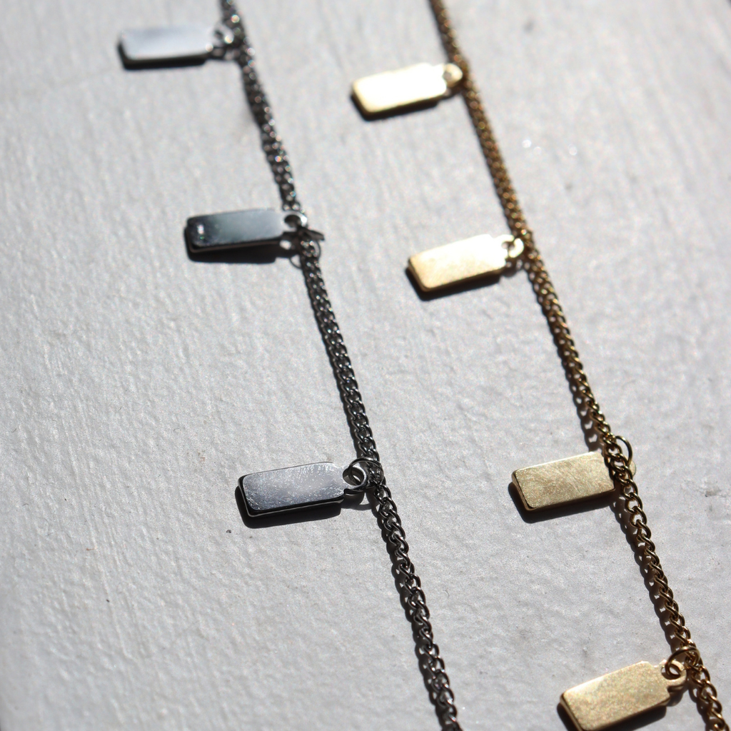 Steel Me Yellow Gold Josie Necklace