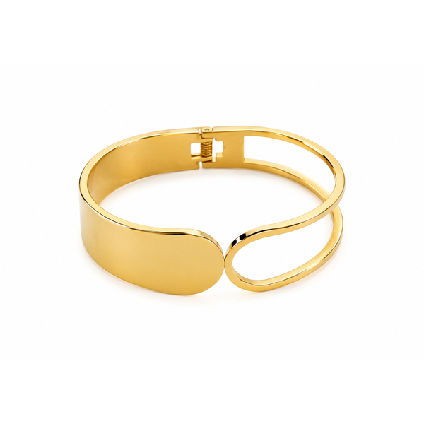 Steel Me Yellow Gold Polar Cuff