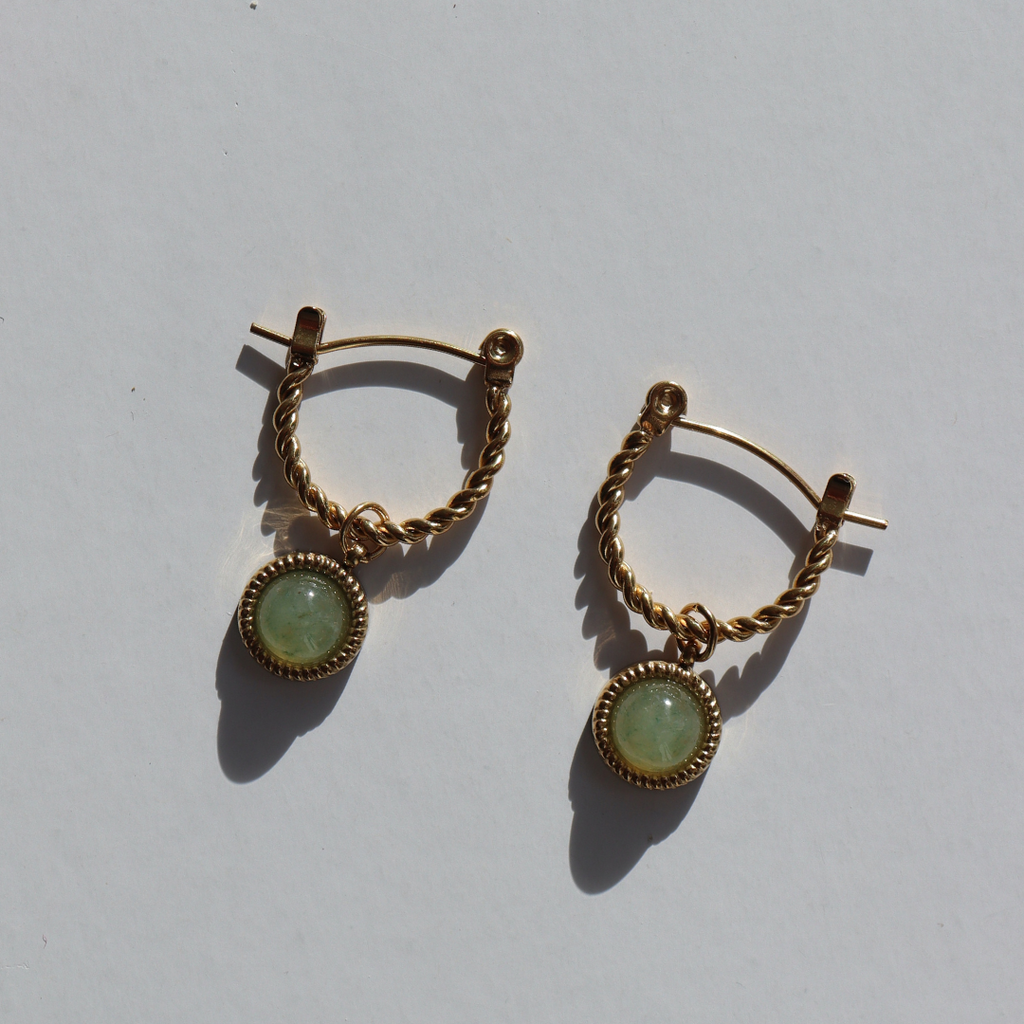Ruby V Earrings