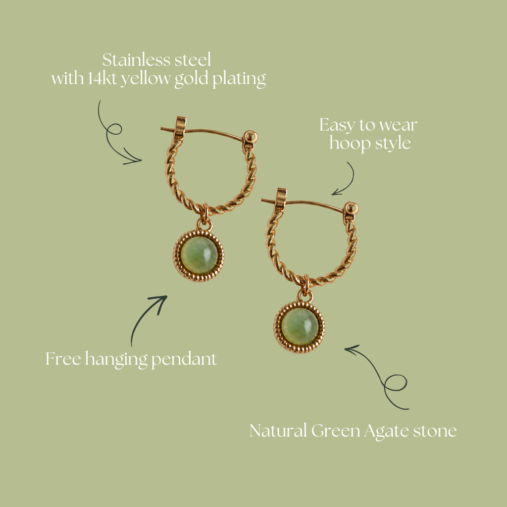 Ruby V Earrings