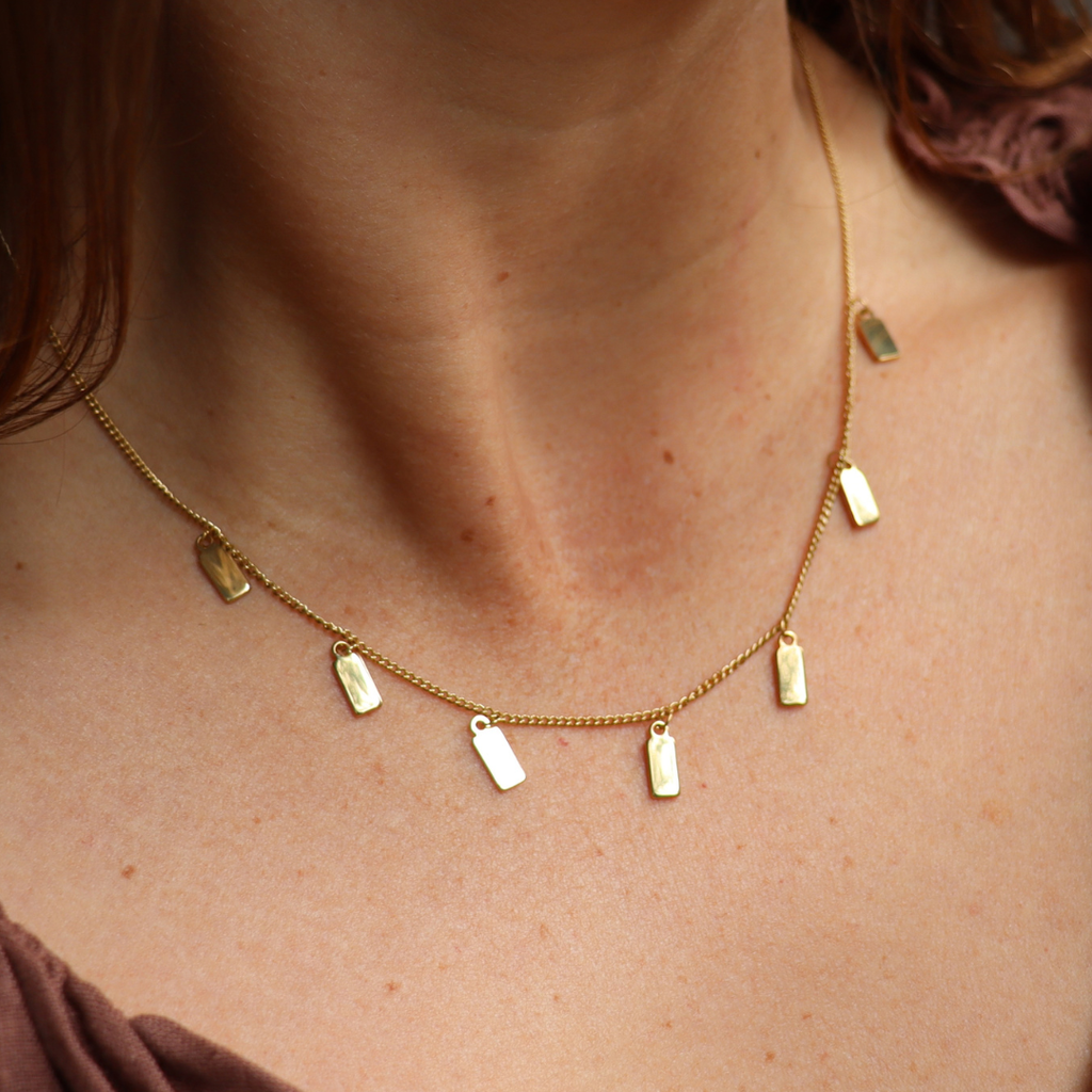 Steel Me Yellow Gold Josie Necklace