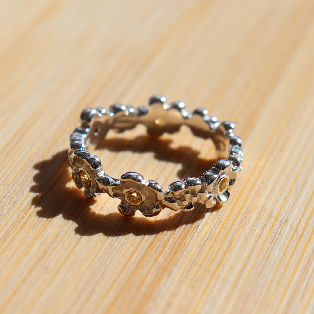 Bijoux Dahlia Citrine Ring