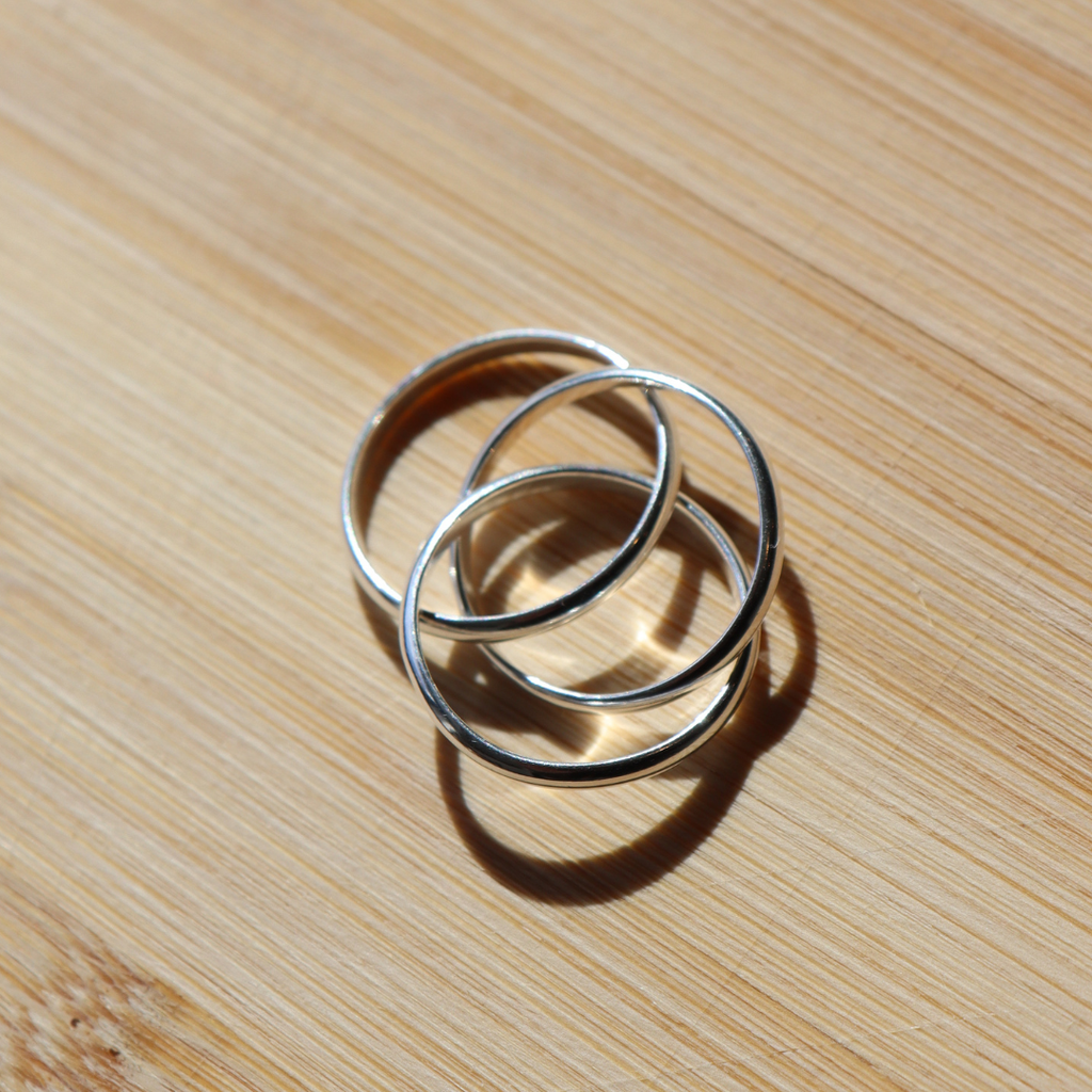 Bijoux Silver Russian Wedding Ring