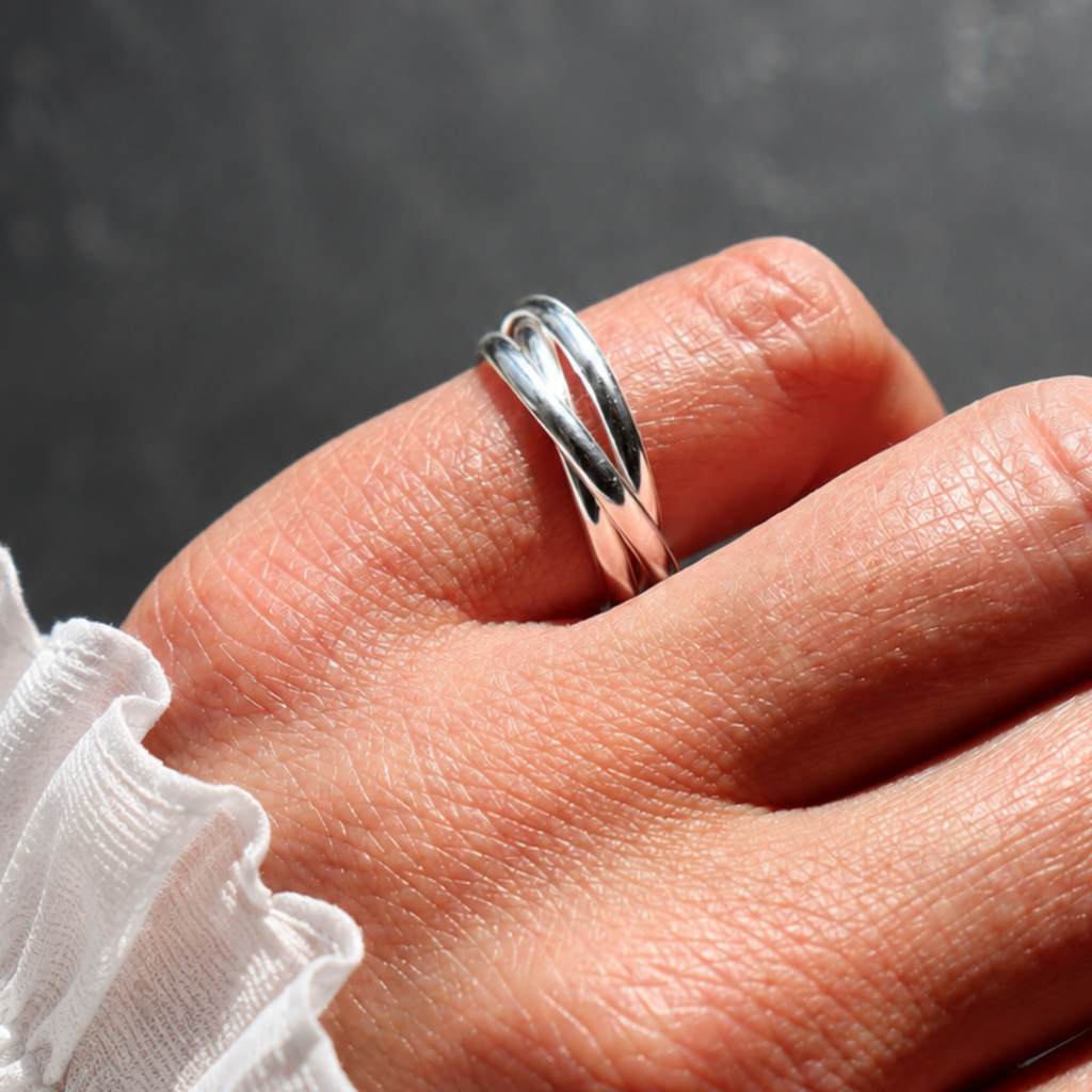 Bijoux Silver Russian Wedding Ring