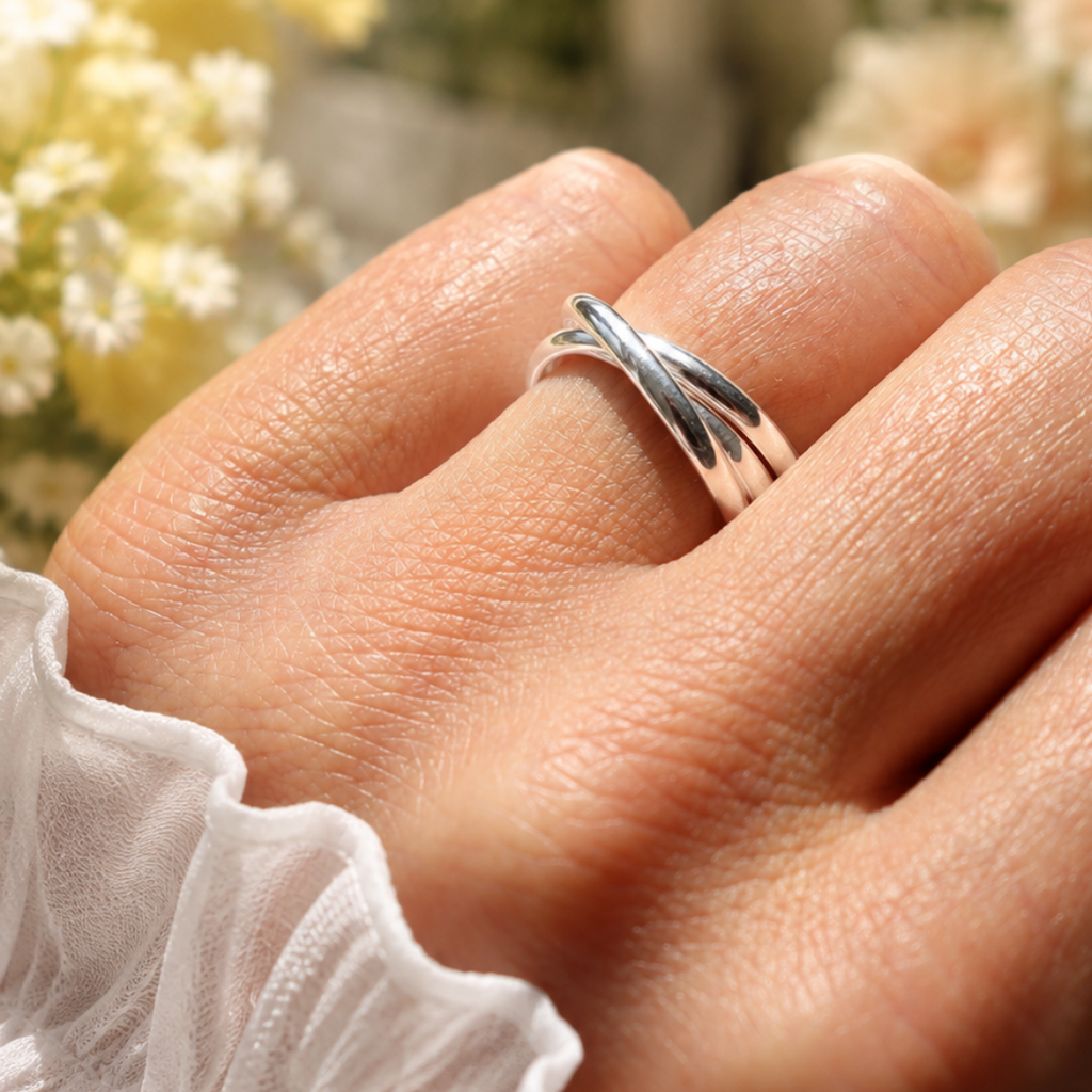 Bijoux Silver Russian Wedding Ring