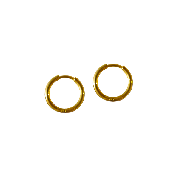 FV Hoops Yellow Gold 16mm Thin Huggies