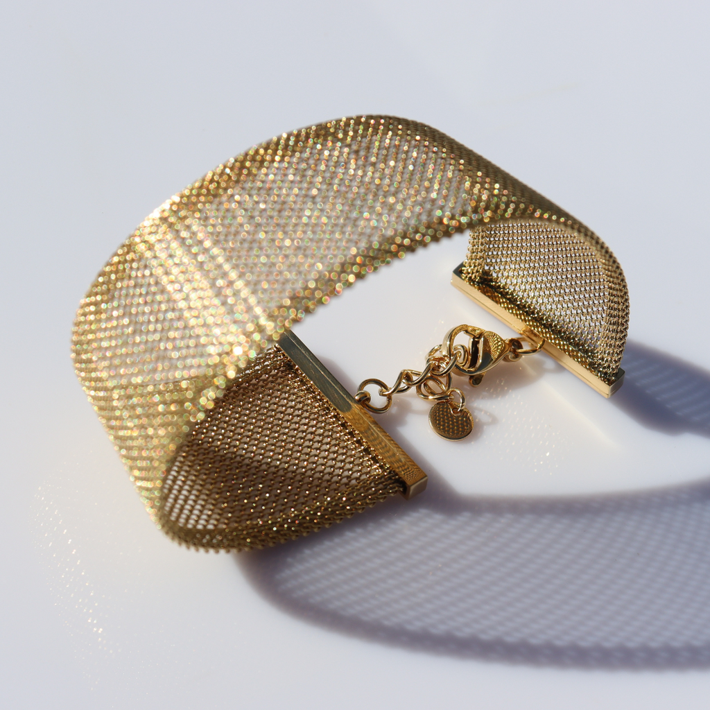 Steel Me Gold Cici Chain Bracelet