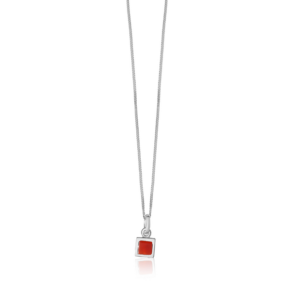 La Stèle Carnelian Petite Necklace