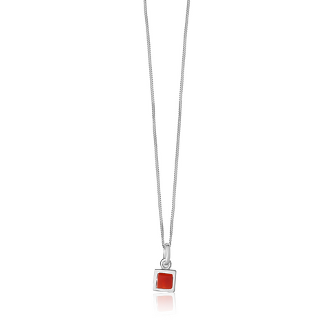 La Stèle Carnelian Petite Necklace