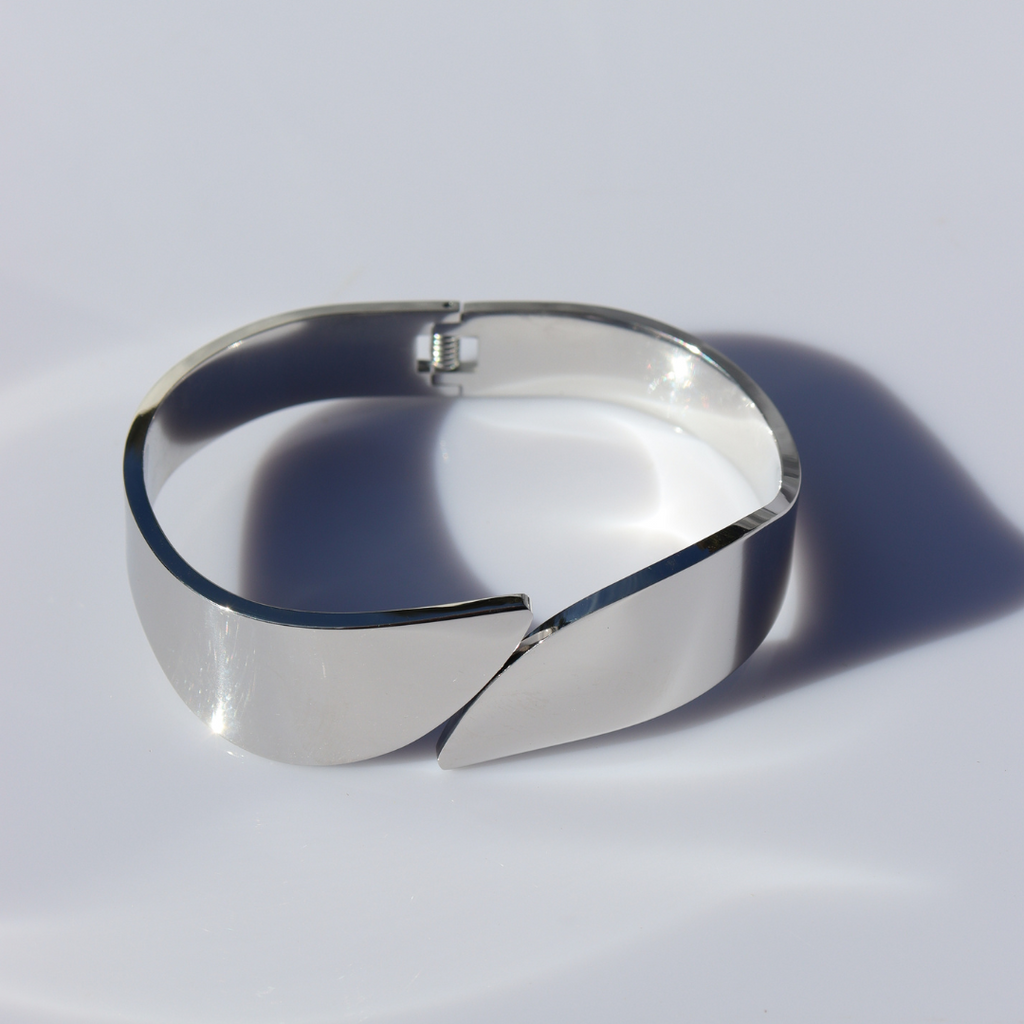 Steel Me Silver Cici Cuff