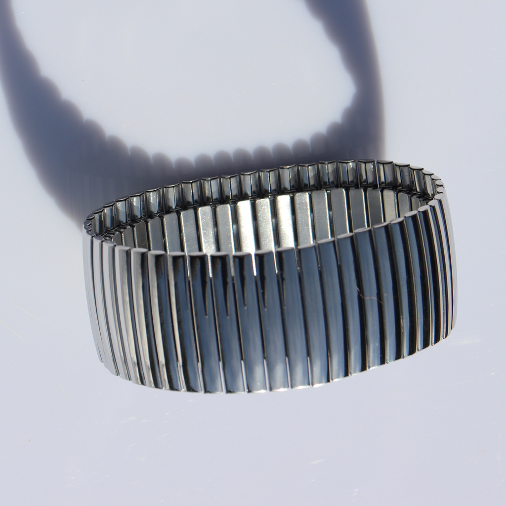 Steel Me Silver Cici Stretch Bracelet