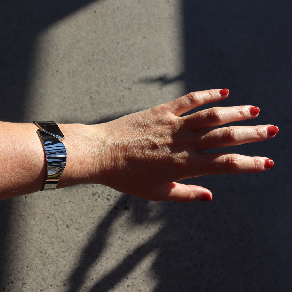 Steel Me Silver Cici Cuff