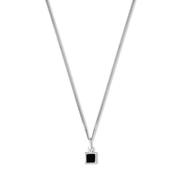 La Stèle Black Onyx Petite Necklace