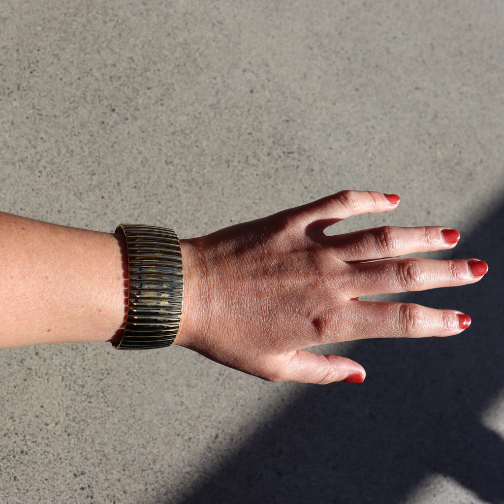 Steel Me Gold Cici Stretch Bracelet