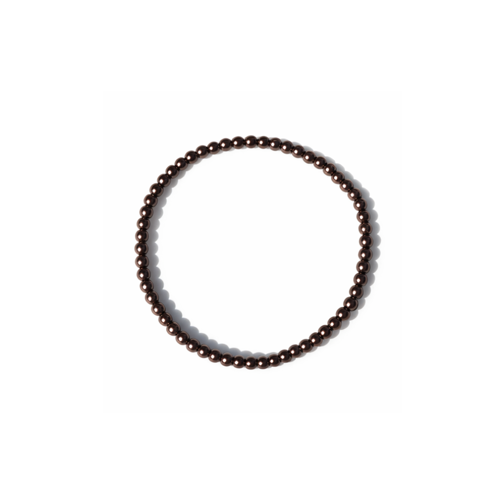 Perle Petite Mocha Pearl Stretchy Bracelet