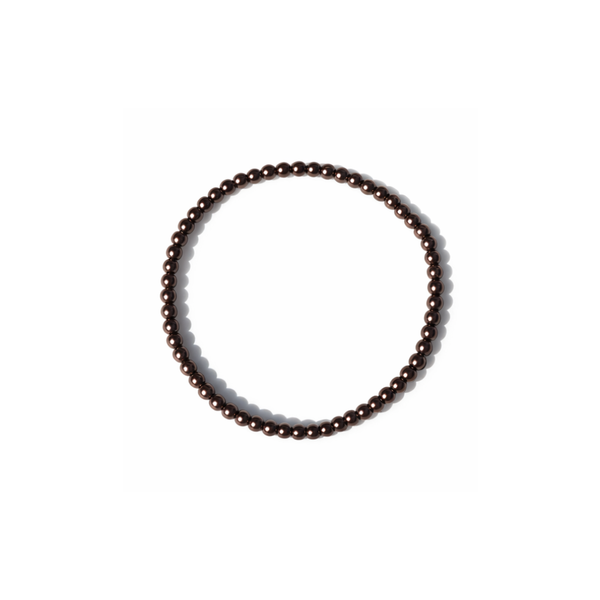 Perle Petite Mocha Pearl Stretchy Bracelet