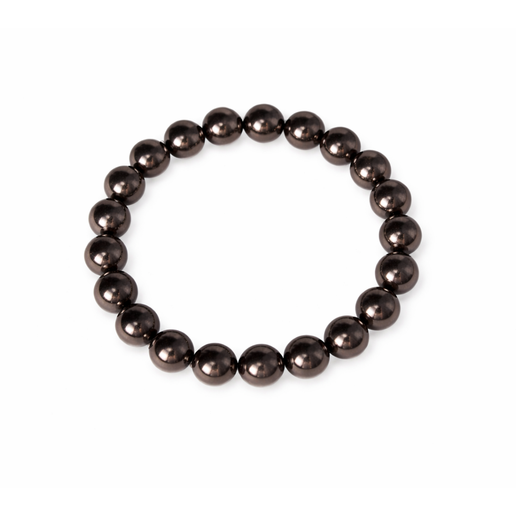 Perle Mocha Pearl Stretchy Bracelet