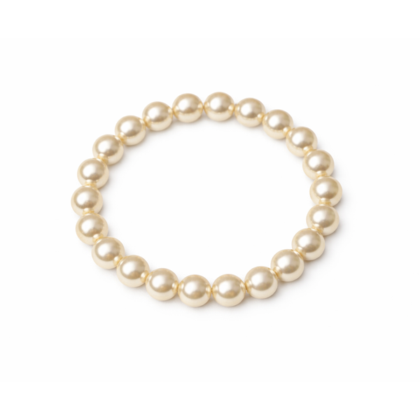 Perle Champagne Pearl Stretchy Bracelet