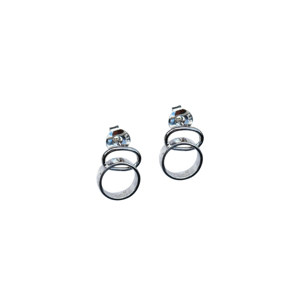 sterling silver circle stud earrings, stud earrings, silver earrings, sterling silver stud earrings for women, beautiful jewellery for women, womens jewellery, corporate jewellery, fine jewellery for women, gifts for her, gifts for women, gorgeous gifts for women, free shipping, high quality jewellery