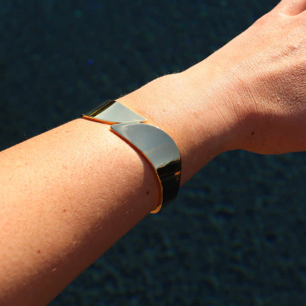 Steel Me Gold Cici Cuff