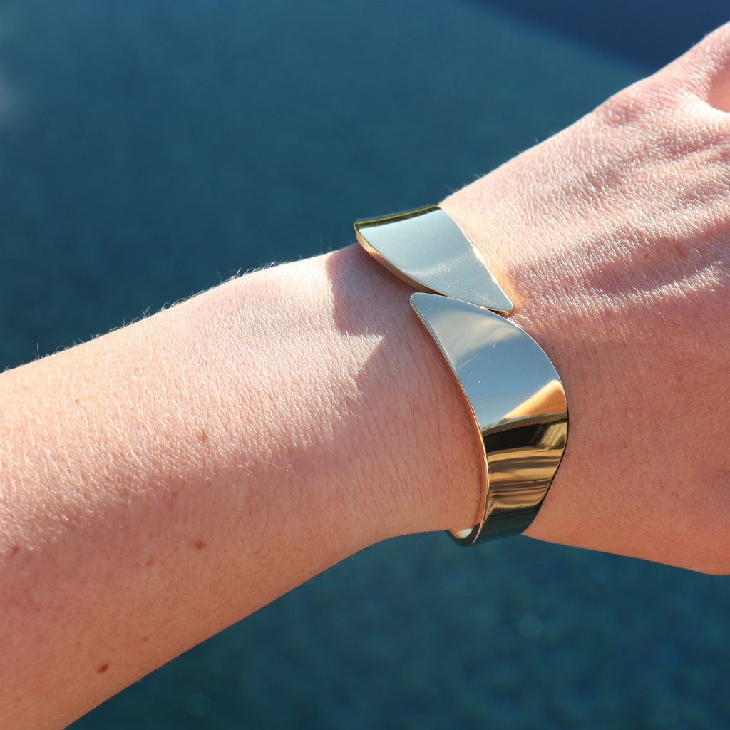 Steel Me Gold Cici Cuff