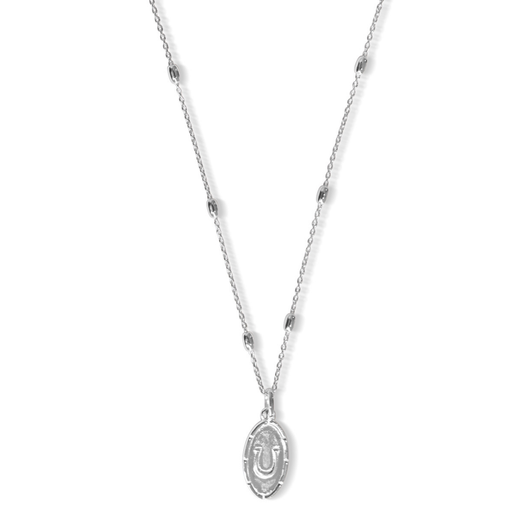 Breeze Oval Horseshoe Necklace