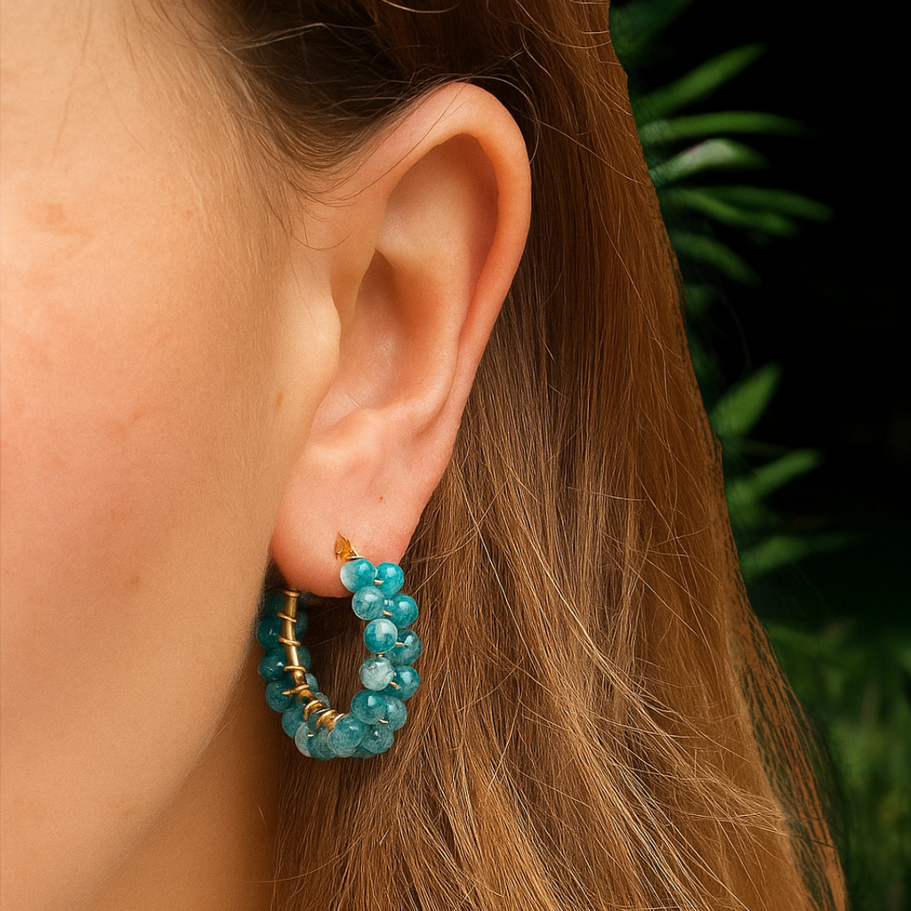 Steel Me Ocean Earrings