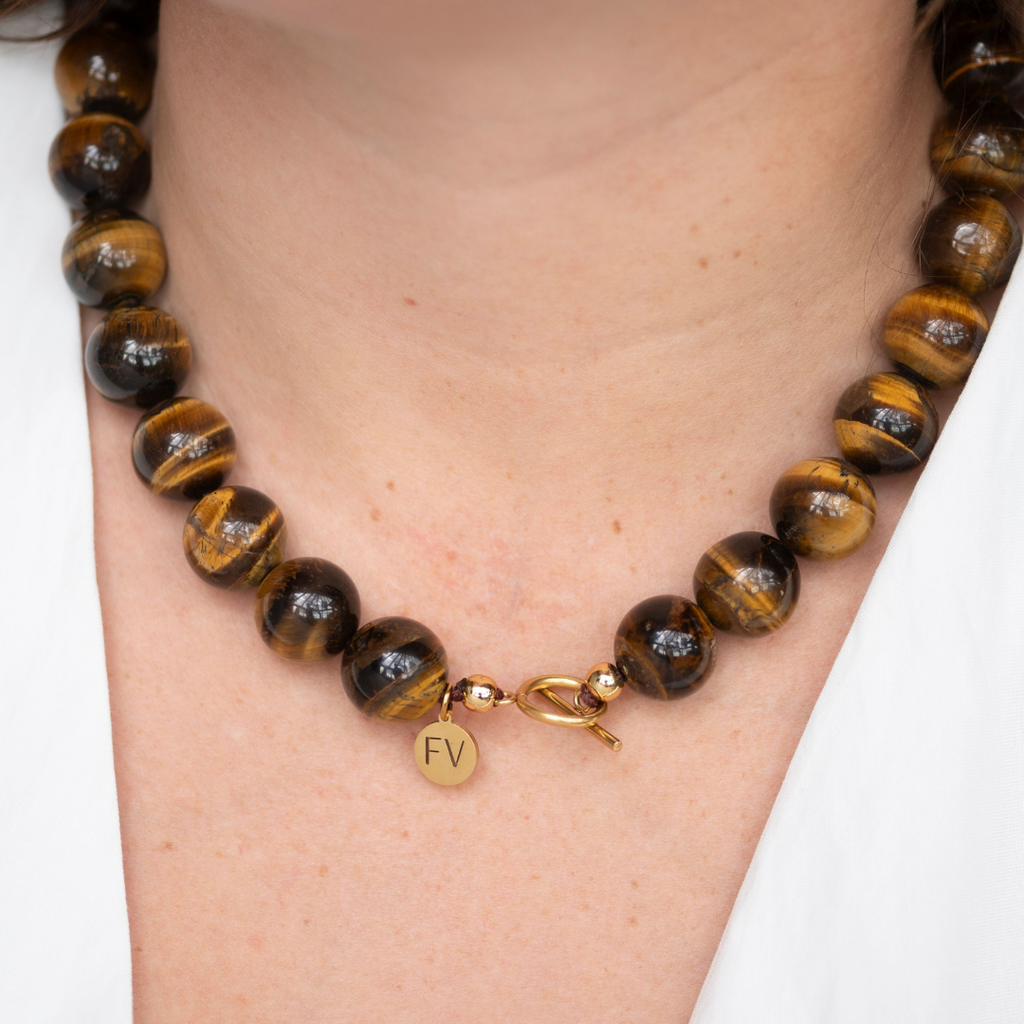 Tiger's Eye Polished Necklace