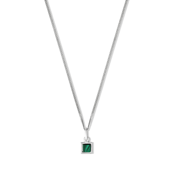 La Stèle Malachite Petite Necklace