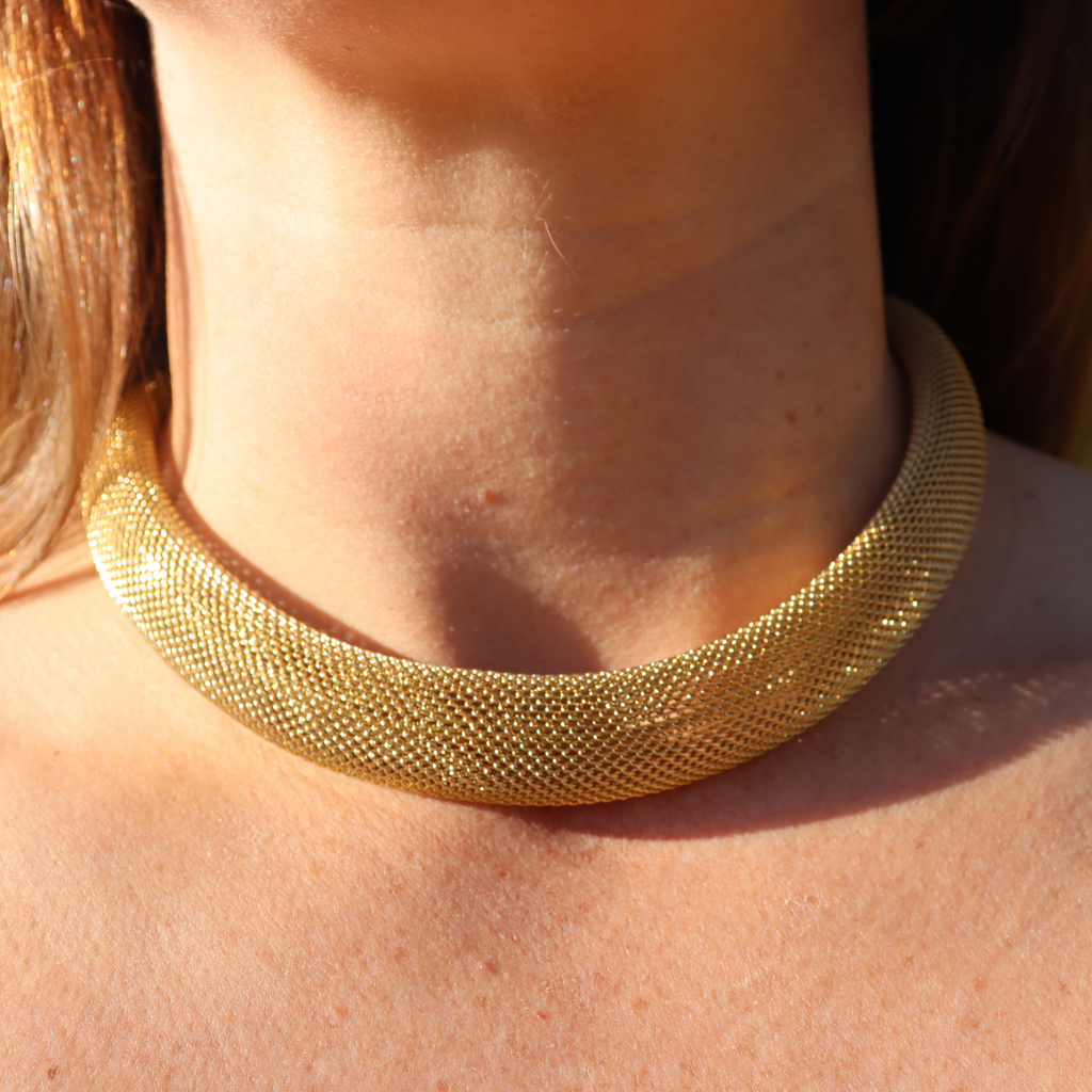 Steel Me Gold Cici Necklace