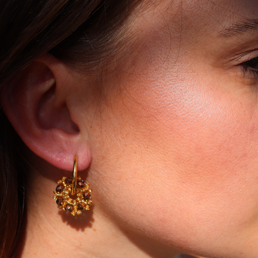 Steel Me Bronze Earrings